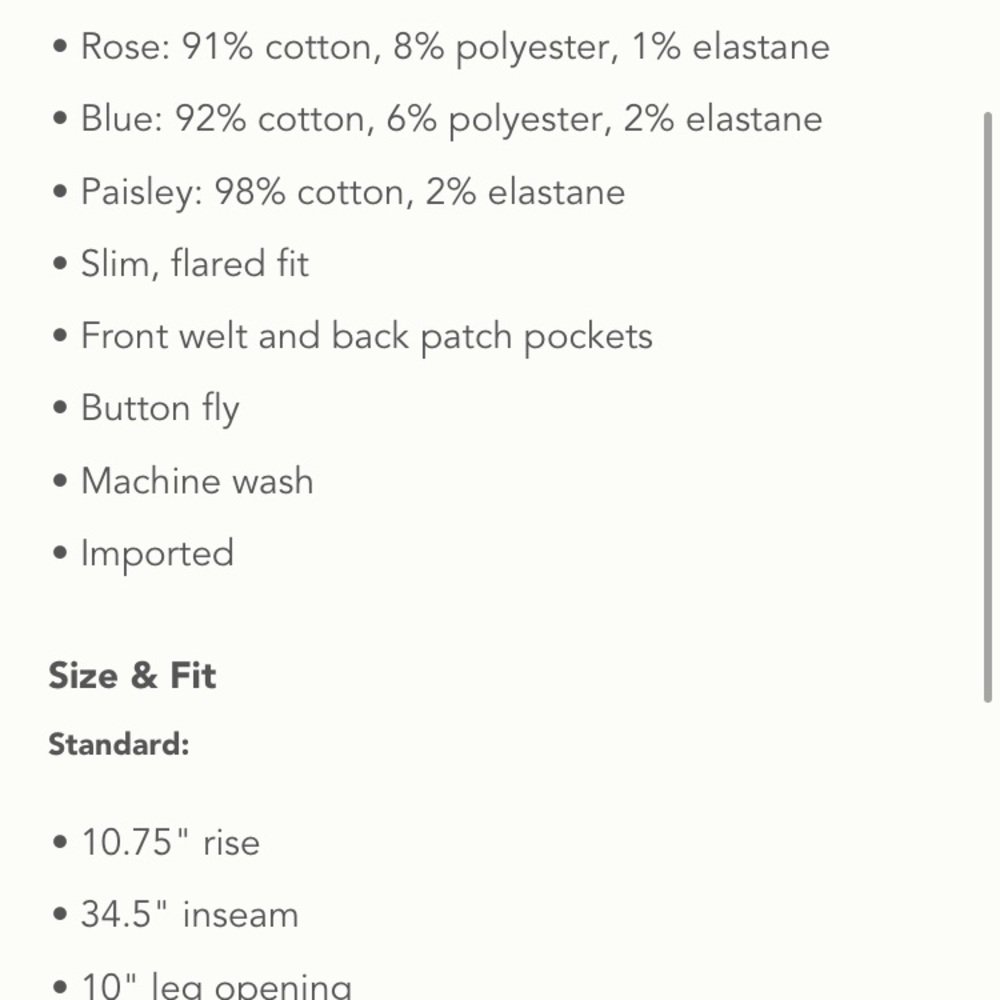 NWT Anthropologie Pilcro Bootcut Jeans - Picture 2 of 2